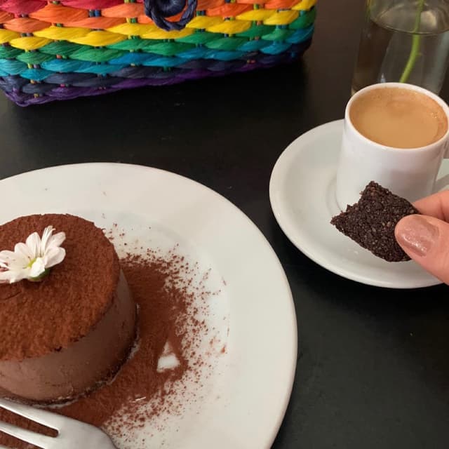 Photo of the dish “Torta Mousse de Cacau sem açúcar”
