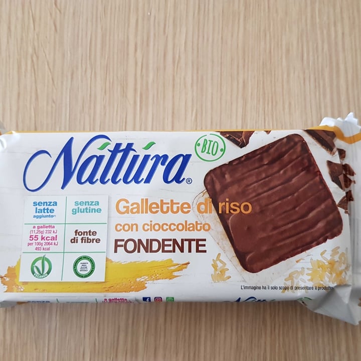 photo of Nattura Gallette Di Riso Al Cioccolato Fondente shared by @laramengato on  15 Apr 2022 - review