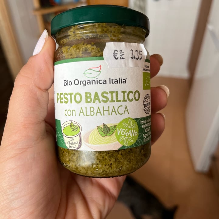 review photo of Bio Organica Italia Pesto basílico vegano shared by @elisalu on 19 Jul 2022 - review