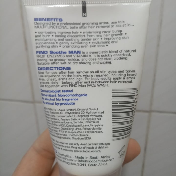 photo of Fino Cosmetics Fino Soothe shared by @ladyhawke32 on  02 Feb 2021 - review