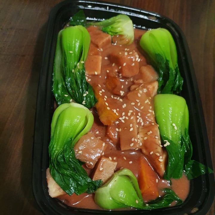 photo of Enjoy Vegetarian Restaurant Taro, Pumpkin & Fatty Pork w/ Bean Sauce shared by @paniwilson on  18 Apr 2022 - review
