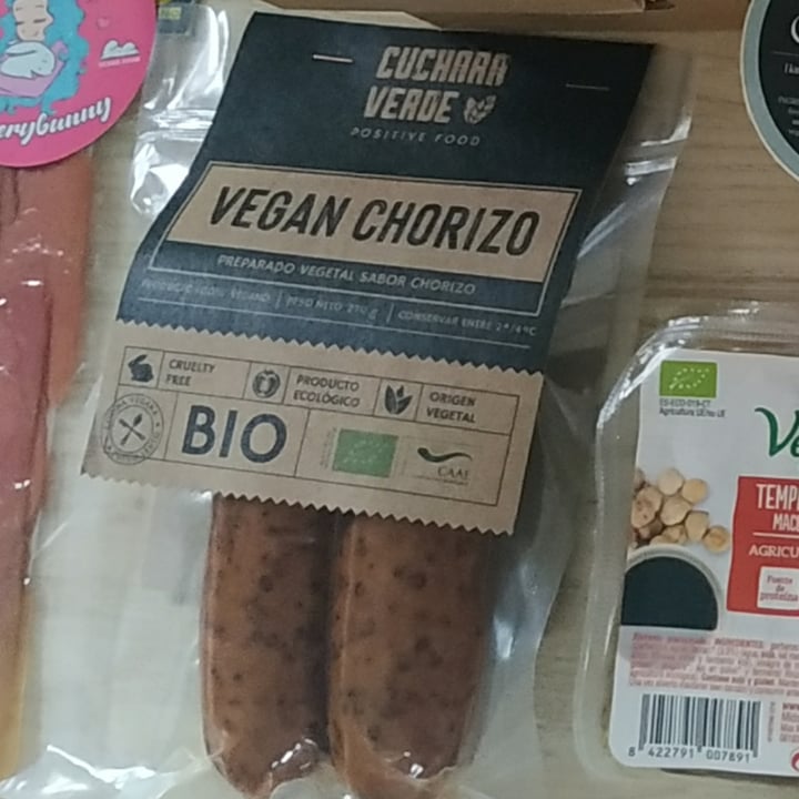 photo of La cuchara verde Chorizo shared by @tomatoandpotatovegan on  21 Mar 2022 - review