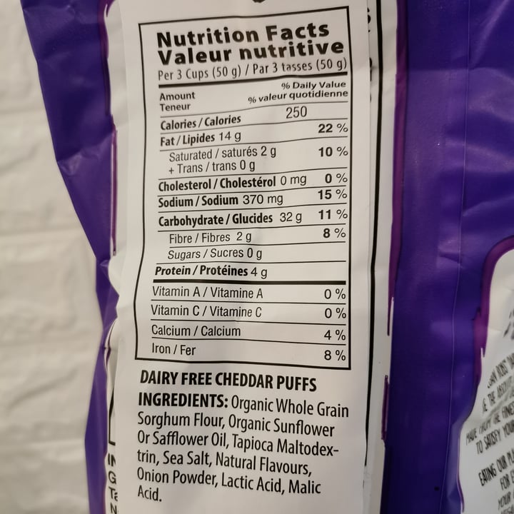 photo of Vegan Rob's Cheddar Puffs shared by @michela16 on  25 Jan 2021 - review