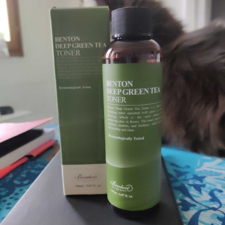 review photo of Benton Deep Green Tea Toner shared by @evilpinkitty on 10 Dec 2021 - review