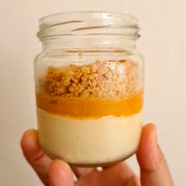 Photo of the dish “Vegan Yuzu Parfait Jar Dessert”