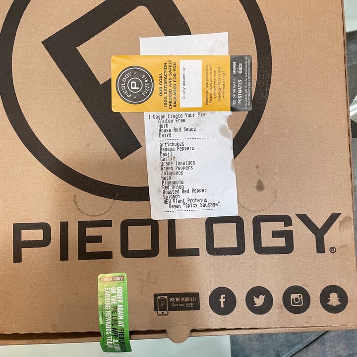 review photo of Pieology Pizzeria Campus Pointe, Fresno, CA Create Your Own Pizza shared by @s10bee on 28 Jul 2021 - review