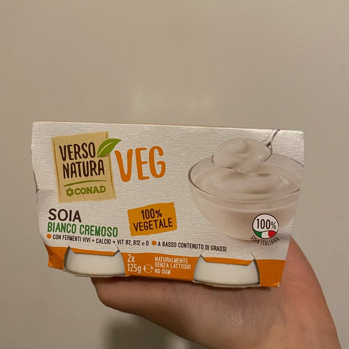 photo of Verso Natura Eco Conad Yogurt vegetale Di Soia shared by @annarandi on  14 Apr 2022 - review