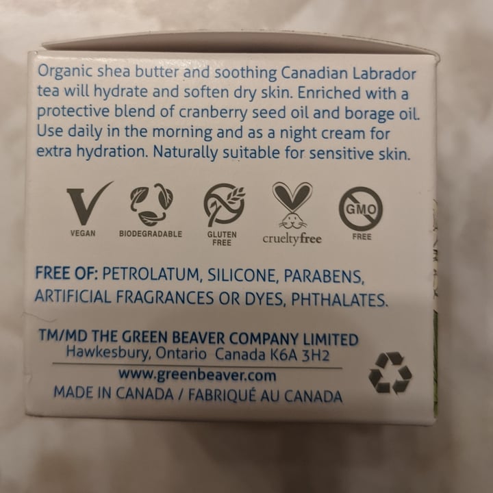 review photo of The Green Beaver company extra dry skin face cream shared by @amaris--g on 26 May 2022 - review
