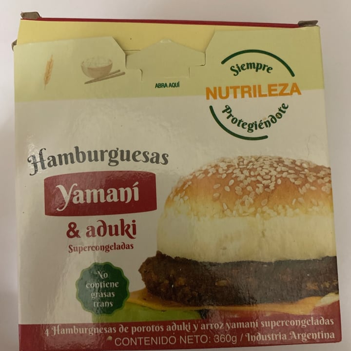 photo of Nutrileza Hamburguesas De Yamaní Y Aduki shared by @bebuvegan on  20 Jan 2021 - review