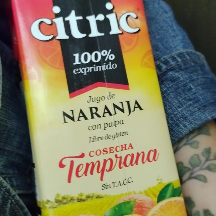photo of Citric jugo de naranja cosecha temprana shared by @lasdrogaslisa on  06 Sep 2021 - review