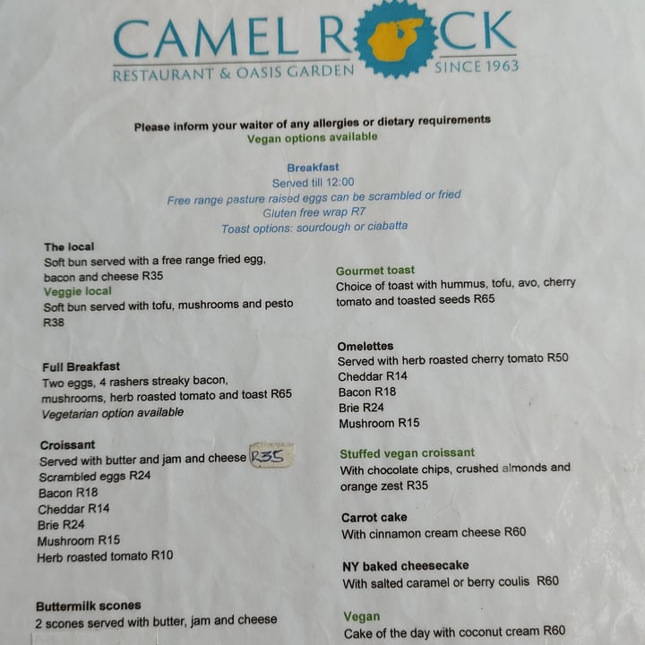 photo of Camel Rock Restaurant Veggie breakfast bun shared by @anxietea on  23 Dec 2021 - review