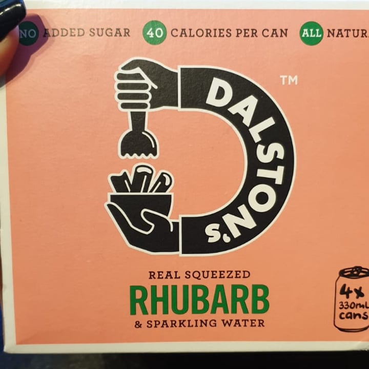 photo of Dalston's Soda Company Rhubarb and Sparking Spring Water shared by @lillywood86 on  29 Sep 2021 - review