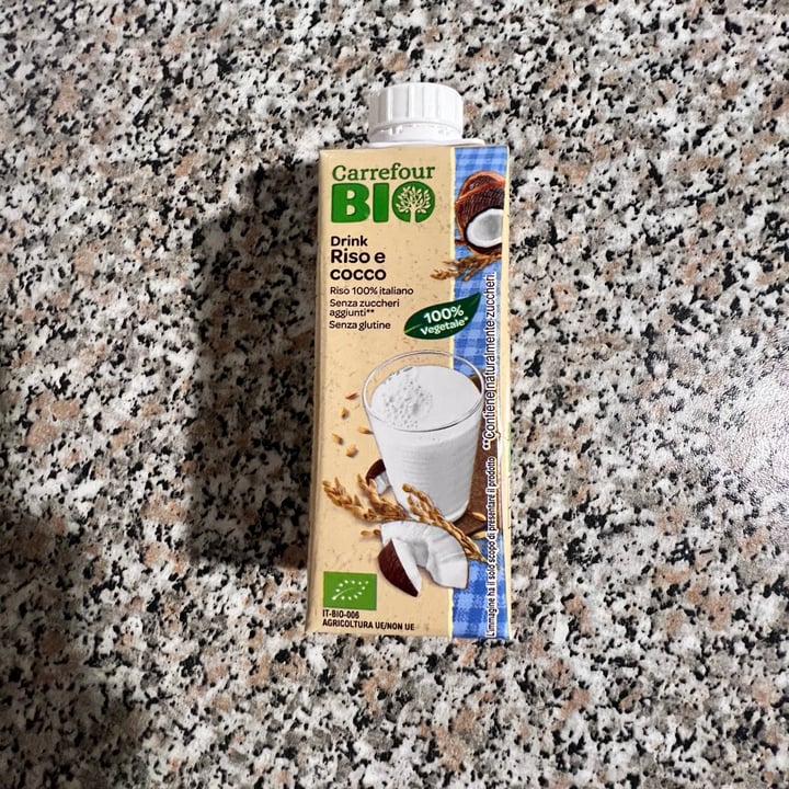 review photo of Carrefour Bio Drink riso e cocco shared by @lucabaldereschi on 19 Apr 2022 - review