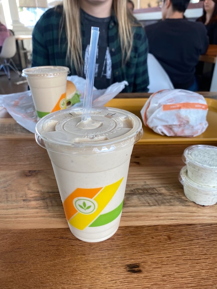 review photo of Plant Power Fast Food Peanut Butter Milkshake shared by @karleyylist on 29 Dec 2019 - review