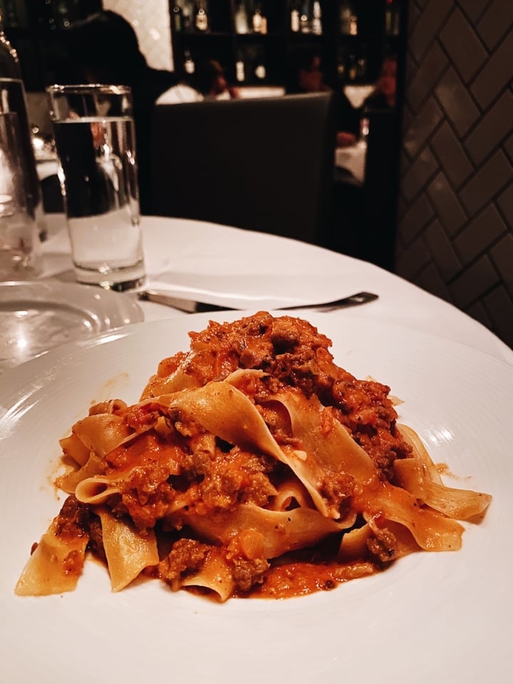 photo of Crossroads Kitchen Pasta Bolognese shared by @veganeatslongisland on  21 Apr 2020 - review
