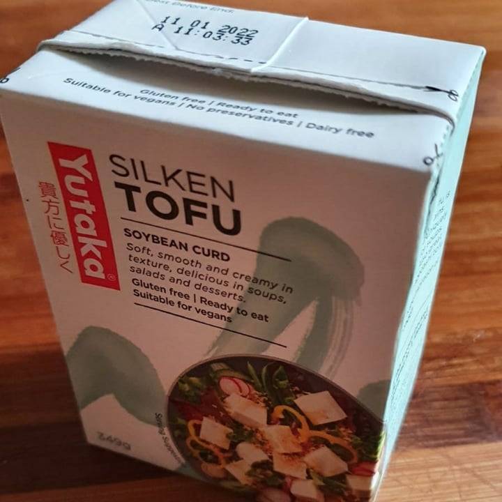 photo of Yutaka Silken tofu shared by @theveganwitch on  31 May 2021 - review