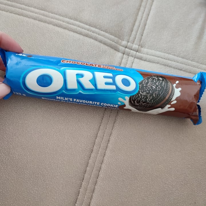 photo of  Mondelēz International Chocolate creme flavoured oreo shared by @tracyrussellct on  20 Feb 2022 - review