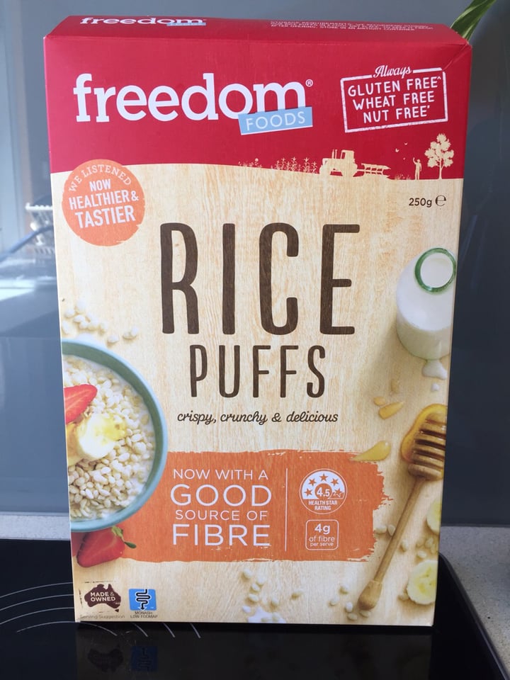 photo of Freedom Foods Rice puffs shared by @stephkingdom on  13 Apr 2020 - review