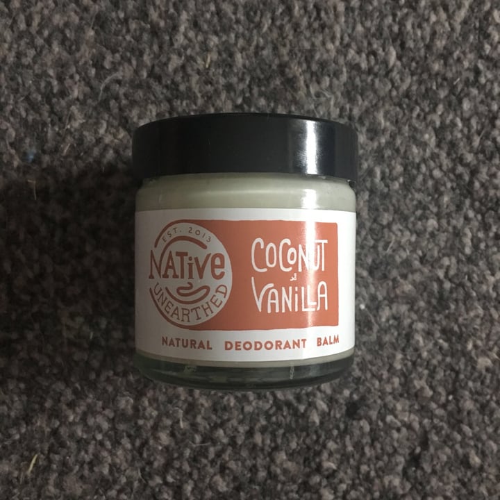 photo of Native unearthed Natural Deodorant Balm shared by @beccabee on  24 Sep 2019 - review