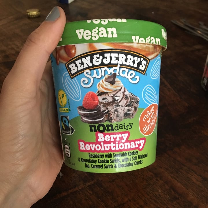 photo of Ben & Jerry's Sundae Non Dairy Berry Revolutionary shared by @taz on  28 May 2022 - review