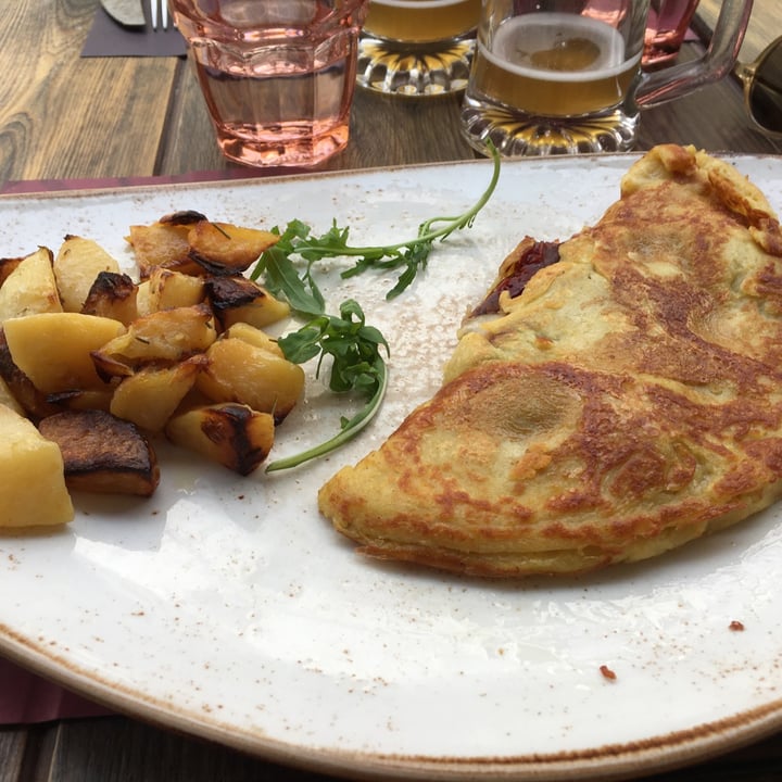 photo of Rifugio Romano Frittata di ceci con prosciutto vegan shared by @giuliarana on  28 Jul 2021 - review