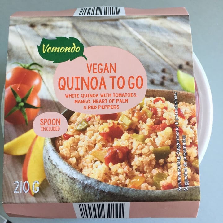 review photo of Vemondo Quinoa to go Tomato Mango Heart of Palm & Red Peppers shared by @angela80 on 18 Feb 2020 - review