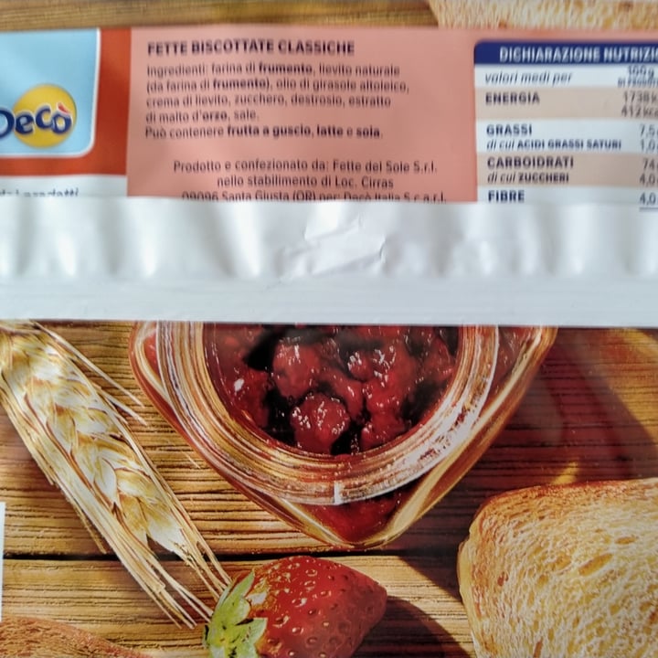 photo of Bio Decò Fette biscottate shared by @claudia2 on  18 Aug 2021 - review