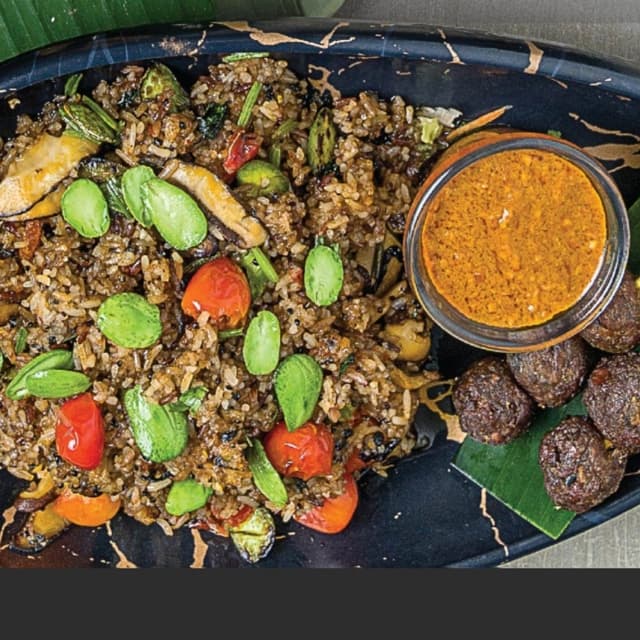 Photo of the dish “Fried Rice Sambal Petai Nasi Goreng W Satay”