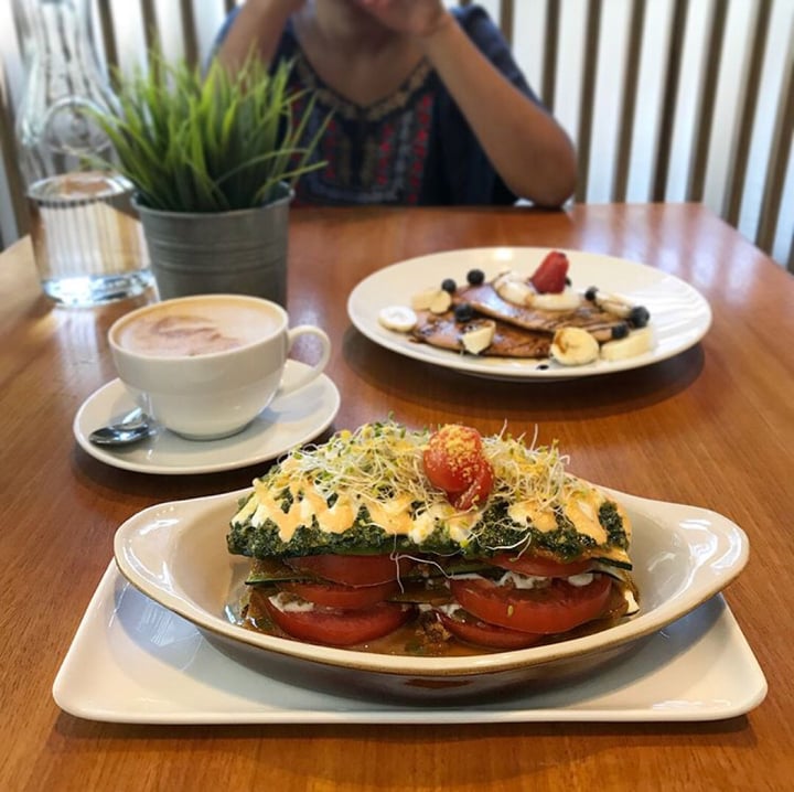 photo of The Living Cafe Zucchini Lasagne shared by @alyrauff on  19 Jun 2018 - review