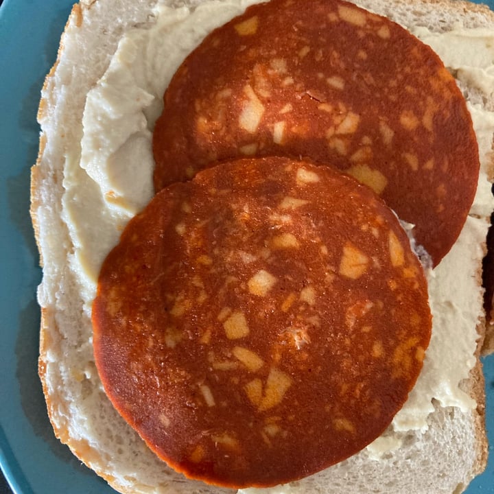 photo of Plant Kitchen (M&S) Spanish Vegan Chorizo Slices shared by @annarchy on  16 May 2022 - review
