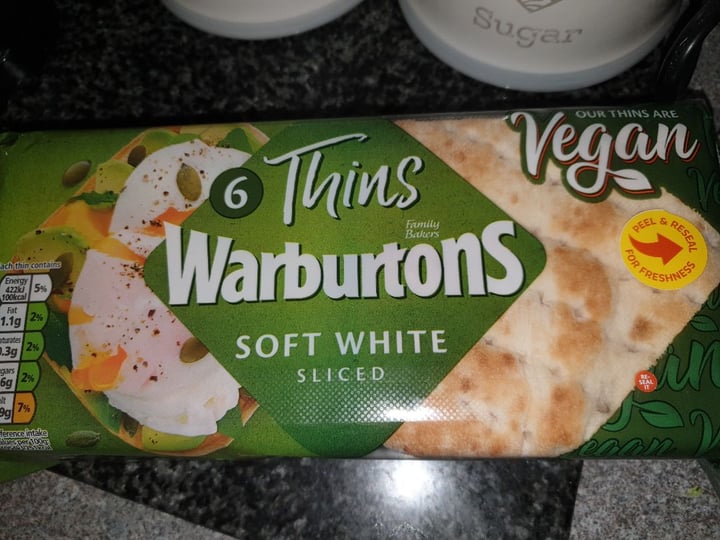photo of Warburtons White Thins shared by @loublola on  18 Mar 2020 - review