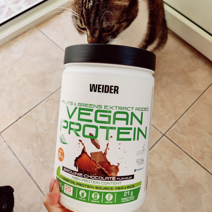 photo of Weider Vegan Protein (Brownie-Chocolate Flavour) shared by @andreiushka on  01 Oct 2021 - review