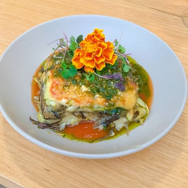 Photo du plat “Lasanha de berinjela com abobrinha”