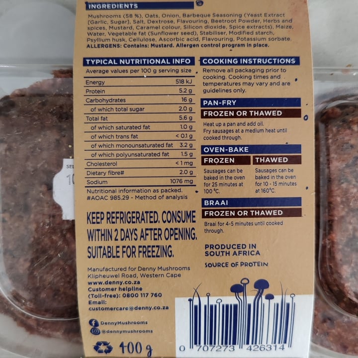photo of Denny Plant based patties shared by @christo on  24 Dec 2020 - review