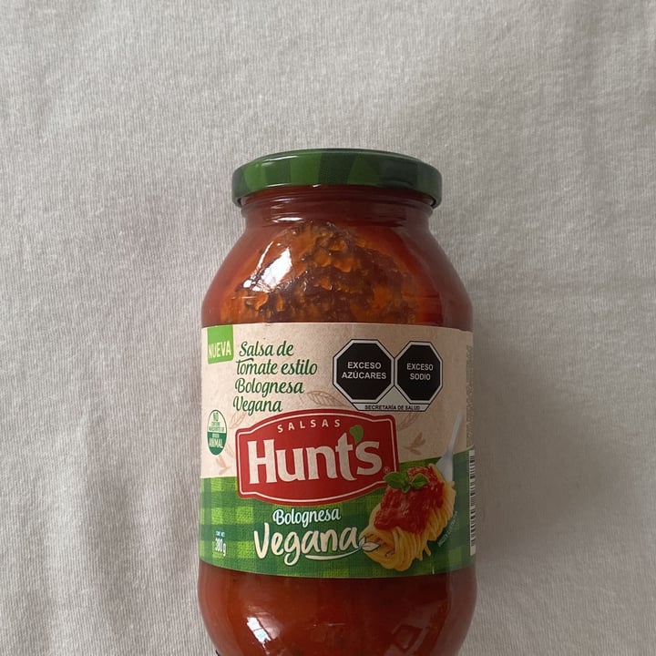 photo of Hunt's Boloñesa vegana shared by @purumpum on  08 Feb 2022 - review