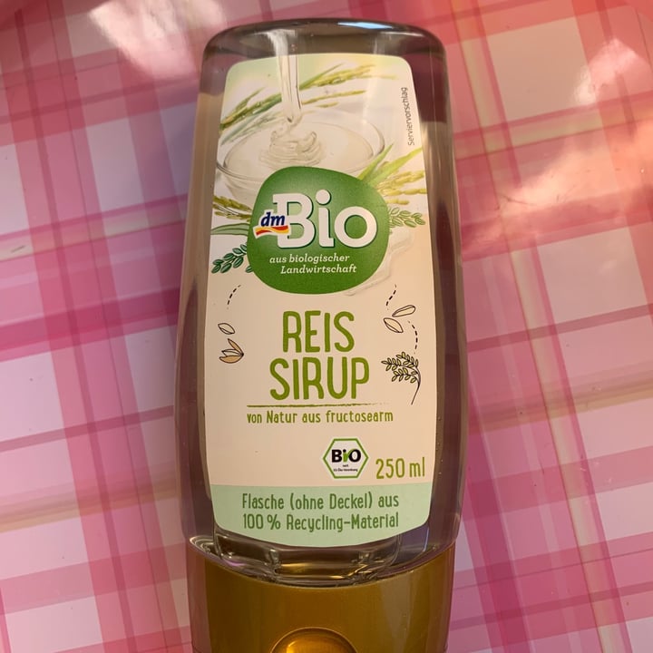 photo of dmBio Reis Sirup - Rice Syrup shared by @slovenianveganfinds on  28 Feb 2021 - review