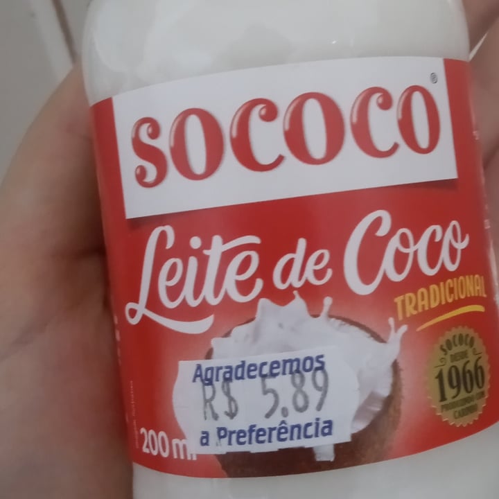 photo of Sococo Leite de Coco shared by @meirelessjess on  08 Nov 2021 - review