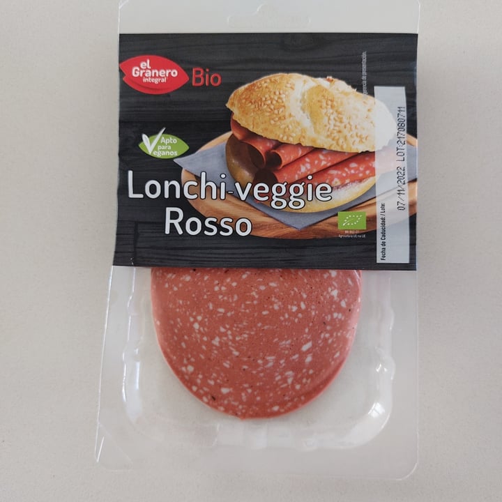 photo of El Granero Integral Lonchi veggie rosso shared by @monja on  17 Jun 2022 - review