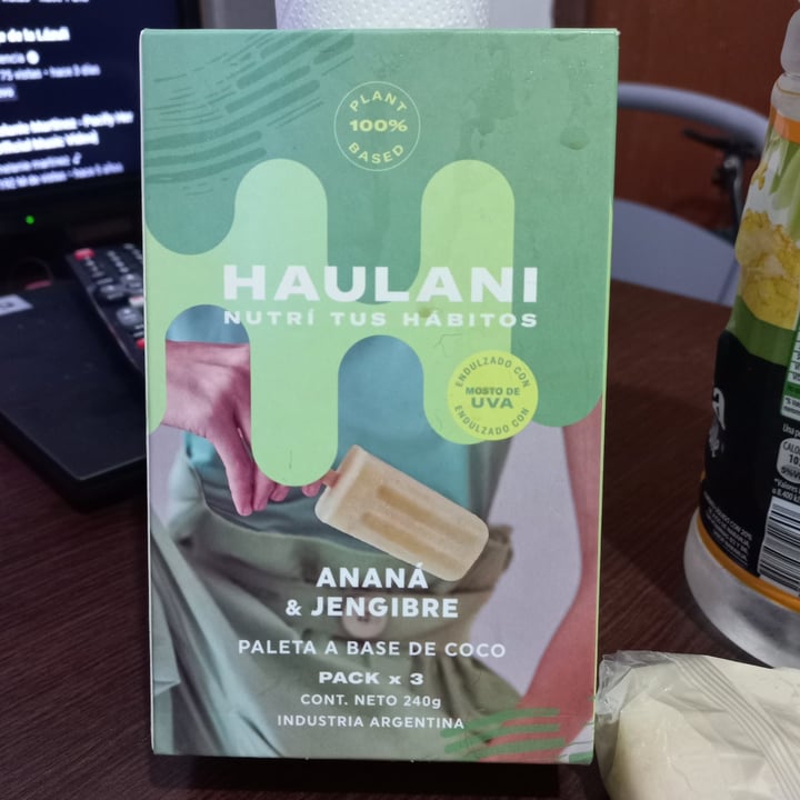photo of Haulani paleta de ananá y jengibre shared by @tebanchay on  12 May 2022 - review