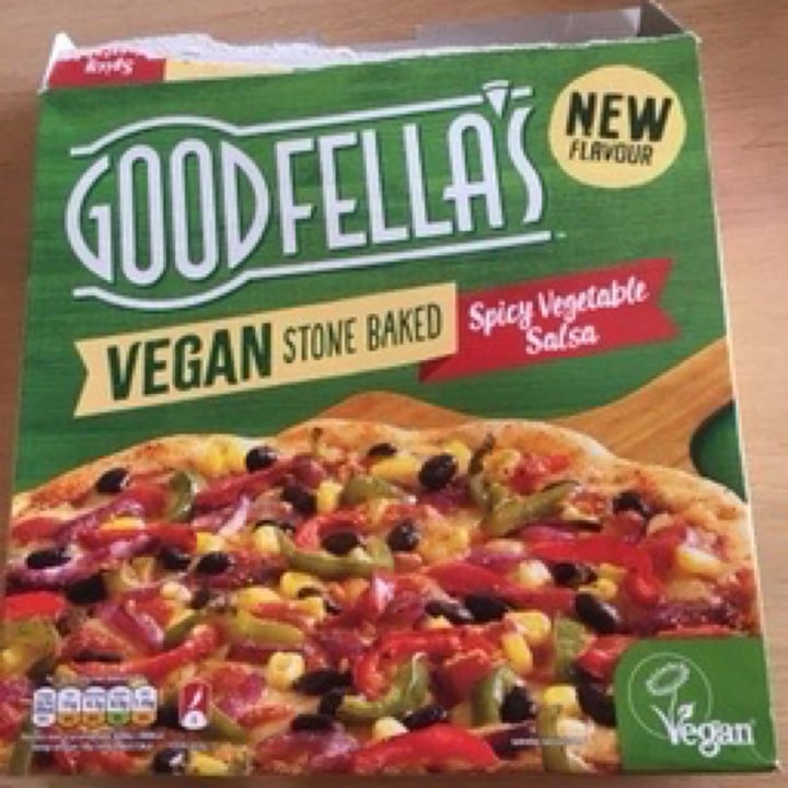 review photo of Goodfella's Goodfellas spicy vegetable salsa stonebaked pizza shared by @chazzybeanxo on 09 Aug 2020 - review