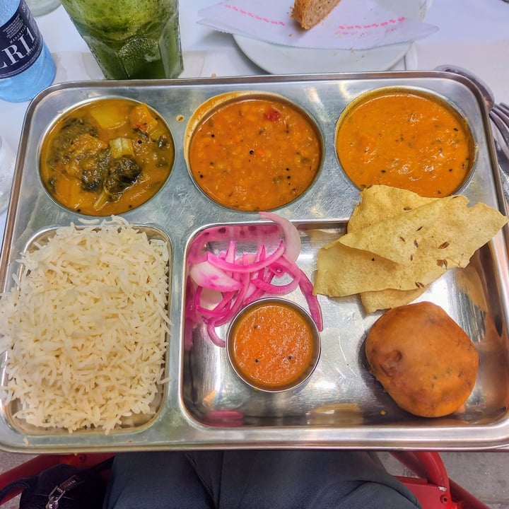 photo of Veggie Garden Thali shared by @c1audia on  07 Jul 2021 - review