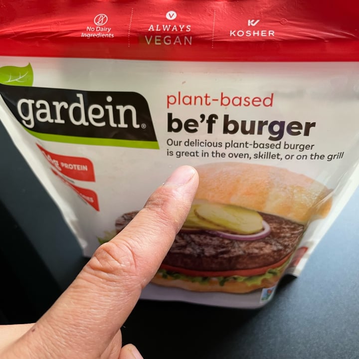 photo of Gardein Be’f Burger shared by @thepodfather on  07 Oct 2021 - review