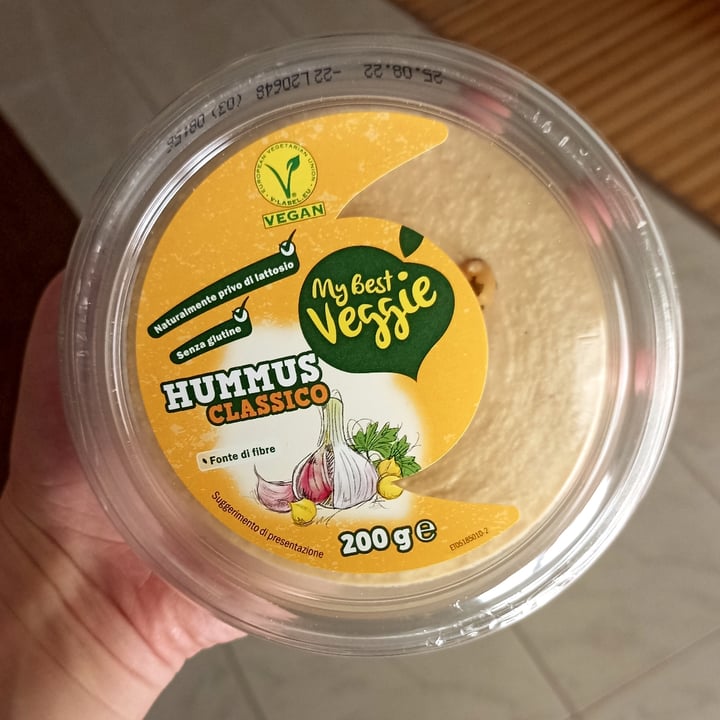 photo of My Best Veggie Hummus classico shared by @rivoltantispecista on  12 Aug 2022 - review