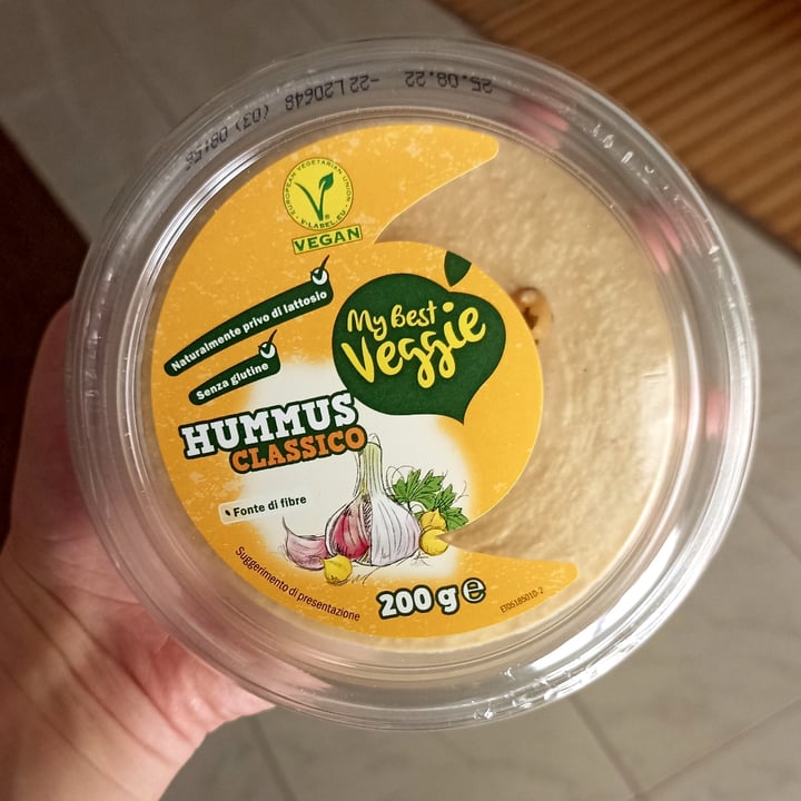 review photo of My Best Veggie Hummus classico shared by @rivoltantispecista on 12 Aug 2022 - review