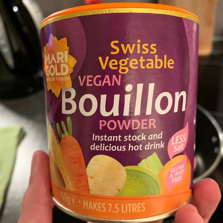 photo of Marigold Health Foods Organic Swiss Vegetable Vegan Bouillon Powder shared by @julesbateman on  03 Dec 2020 - review