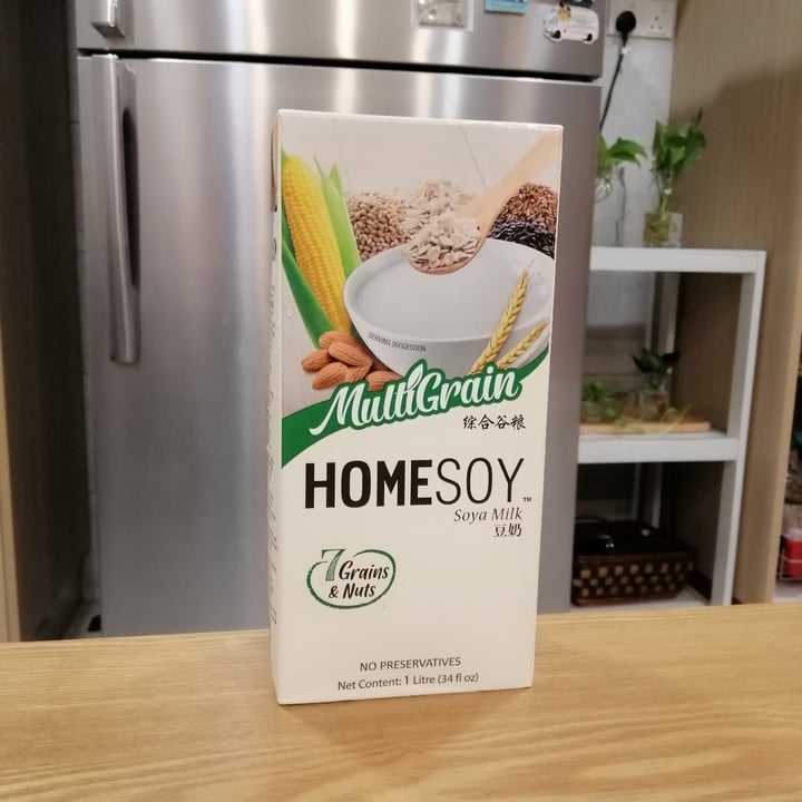 photo of HOMESOY Multigrain Soya Milk shared by @moralcompassion4all on  19 Nov 2020 - review