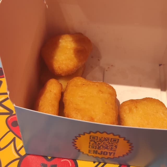 Foto do prato “Nuggets vegani”