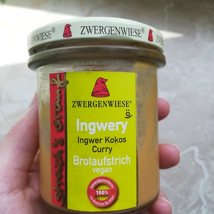 photo of Zwergenwiese Ingwer Kokos Curry Brotaufstrich "Ingwery" shared by @julru on  02 May 2020 - review
