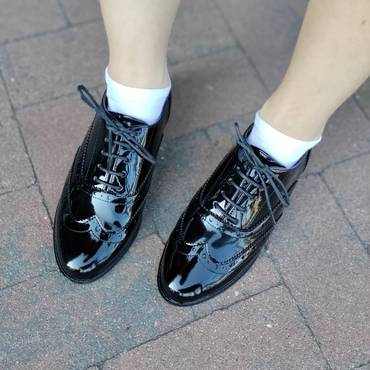 photo of M&S Patent Vegan Shoes shared by @maxtherudebunny on  25 Aug 2021 - review