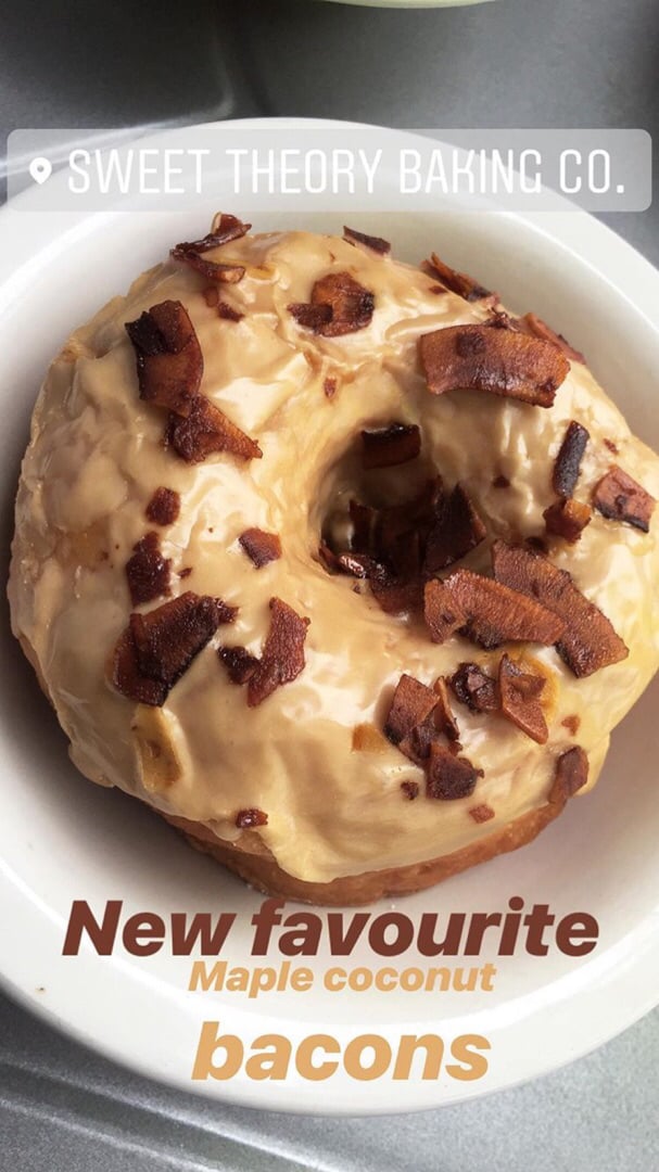 review photo of Sweet Theory Baking Co. Maple “bacon” Doughnut shared by @mseto on 18 Aug 2019 - review